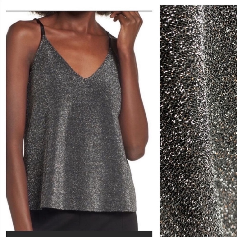 NWT Leith Metallic Tank Top